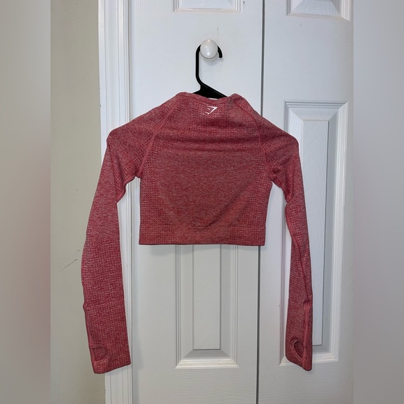 VITAL SEAMLESS 2.0 LONG SLEEVE CROP TOP GYMSHARK - Picture 5 of 8